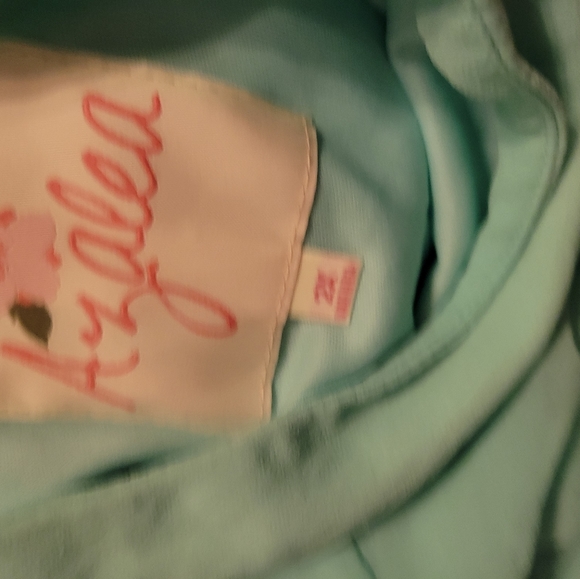 Mint Chiffon High Neck Sleeveless Dress - Picture 4 of 5